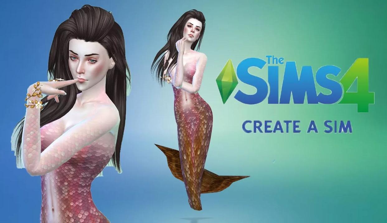 Sims 4, как стать русалкой.